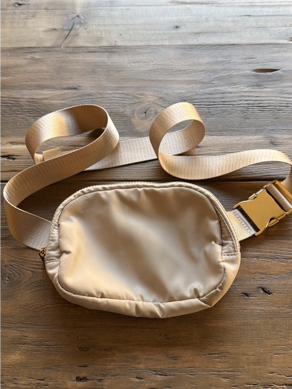 Anthropologie Beige Crossbody Pouch